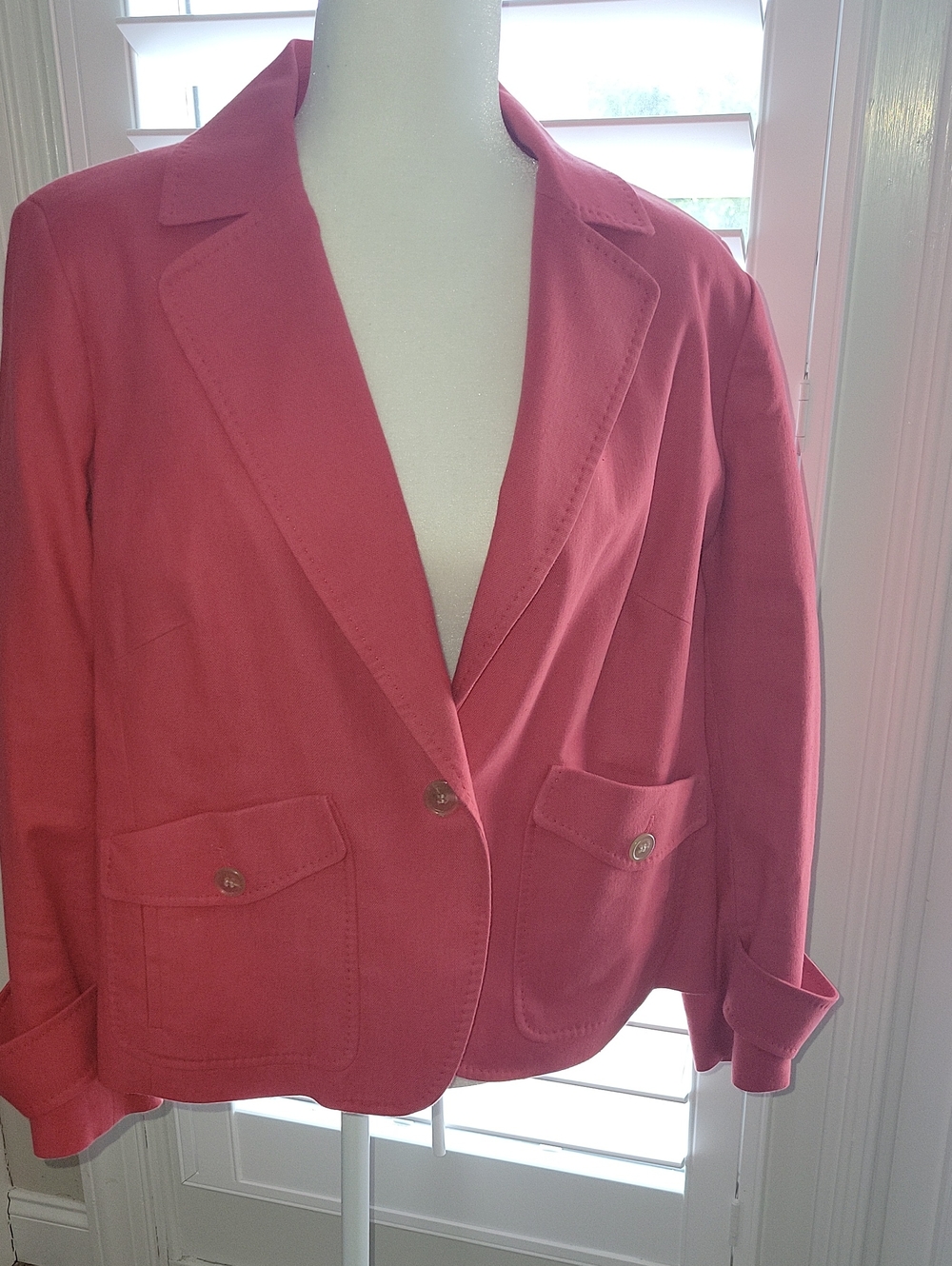 Talbots Coral Blazer Jacket 14WP